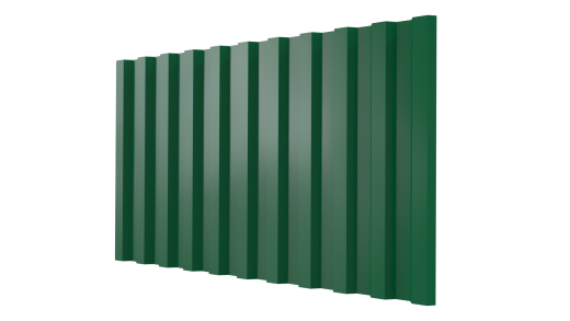 Профнастил С21 1051/1000x0,7 мм, 6029 мятно-зеленый глянцевый