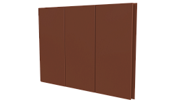 Лайн Про Плоскость 200/176x0,5 мм, 8004 медно-коричневый глянцевый