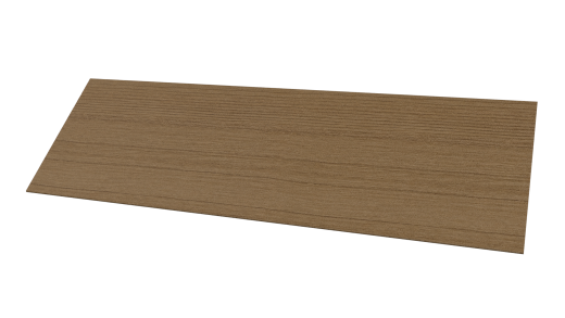 Планка завершающая 65x2000 мм, Орех 3D