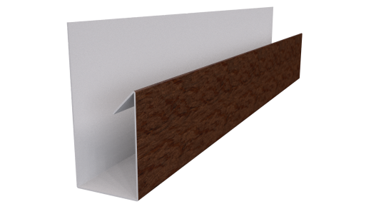 Планка П-образная 30x20x2000 мм, Античный дуб 3D