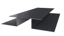 Планка стыковочная сложная 75x2000 мм, 7024 графитовый серый PUR Pruf
