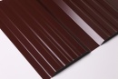 Профнастил К20 1195/1130x0,45 мм, 8017 шоколадно-коричневый глянцевый