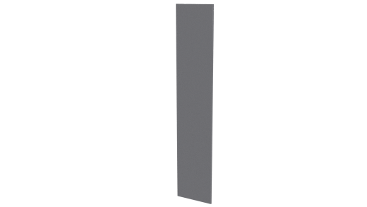 Крепежная планка 10x40x10 мм, 7004 сигнальный серый глянцевый