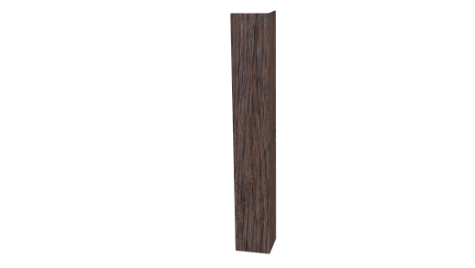 Планка угла наружного 50x50x2000 мм, Морёный дуб 3D