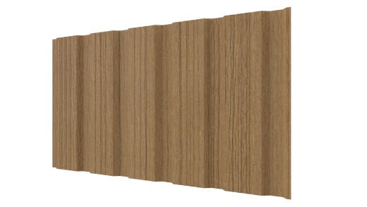 Профнастил К20 1195/1130x0,45 мм, Орех 3D