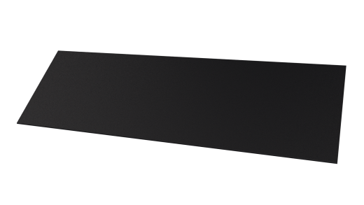 Планка завершающая 65x2000 мм, 9005 черный янтарь матовый
