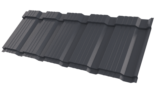 Профиль Пегас 1195/1130x0,4 мм, 7024 графитовый серый глянцевый