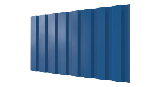 Профнастил С20A 1150/1100x0,4 мм эконом, 5015 небесно-синий глянцевый