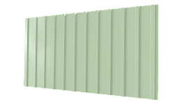 Профнастил С10 1170/1100x0,4 мм эконом, 6019 бело-зеленый глянцевый