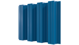 Профнастил Н75 800/750x0,7 мм, 5015 небесно-синий глянцевый
