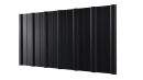 Профнастил НС16 1150/1100x0,3 мм, 9005 черный янтарь глянцевый