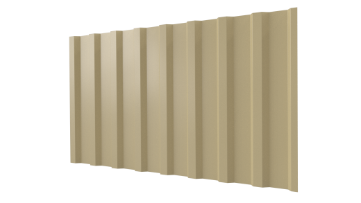 Профнастил С20B 1150/1100x0,4 мм, 1014 слоновая кость глянцевый