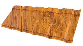 Профиль Пегас 1195/1130x0,45 мм, Золотистый дуб 3D