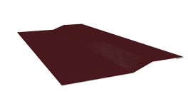 Планка крепёжная фальц 50x17x29 мм, 3005 винно-красный глянцевый