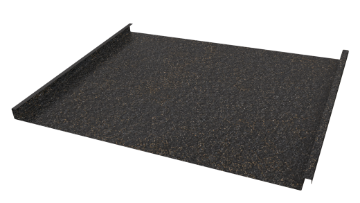Фальцевая кровля 562/550x0,45 мм, Картэн тёмный