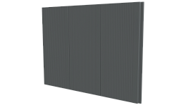 Лайн Про Гофр 200/176x0,45 мм, 7005 мышино-серый глянцевый