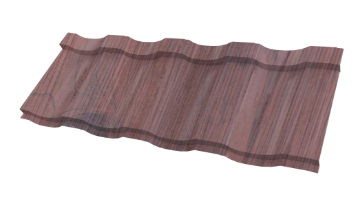 Профиль Орион 25 1200/1150x0,45 мм, Античный дуб 3D