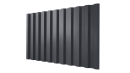 Профнастил С21 1051/1000x0,5 мм, 7024 графитовый серый PUR Pruf