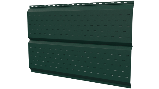 Софит Л-брус перфорированный 264/241x0,45 мм, 6005 зеленый мох матовый