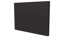 Лайн Про Плоскость 200/176x0,45 мм, 8019 серо-коричневый матовый