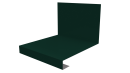 Планка примыкания нижняя к трубе фальц 140x200 мм, 6005 зеленый мох глянцевый
