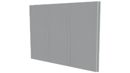 Лайн Про Гофр 200/176x0,5 мм, 7035 светло-серый глянцевый