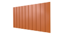 Профнастил С8 1200/1150x0,4 мм эконом, 2011 насыщенный оранжевый глянцевый