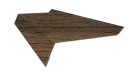 Планка примыкания в штробу 20x60x10 мм, Дуб Сантана 3D