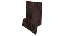 Планка стартовая фальц 135x30x55 мм, Морёный дуб 3D