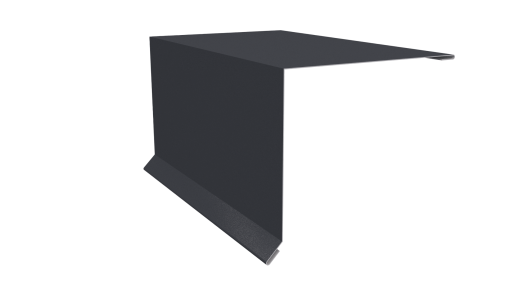 Планка торцевая 120x95x2000 мм, 7024 графитовый серый PUR Pruf