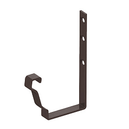 Держатель желоба короткий 120x86 мм, 8017 шоколадно-коричневый