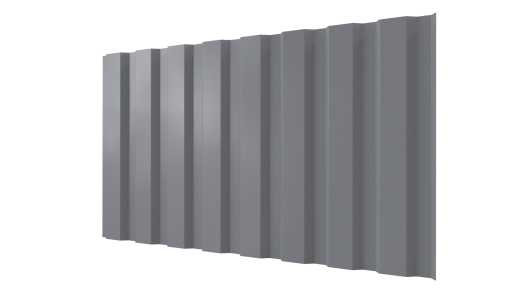 Профнастил С20A 1150/1100x0,3 мм, 7040 серое окно глянцевый