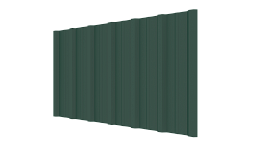Профнастил НС16 1150/1100x0,5 мм, 6005 зеленый мох матовый
