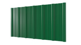 Профнастил НС16 1150/1100x0,3 мм, 6029 мятно-зеленый глянцевый