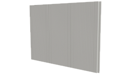 Лайн Про Гофр 200/176x0,45 мм, 9002 светло-серый глянцевый