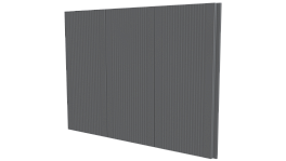 Лайн Про Гофр 200/176x0,4 мм, 7037 пыльно-серый глянцевый