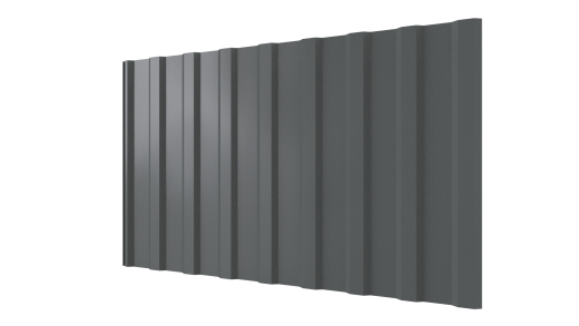 Профнастил С20R 1150/1100x0,65 мм, 7005 мышино-серый глянцевый