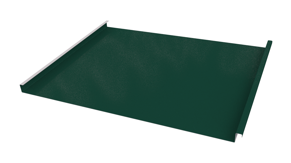 Фальцевая кровля 562/550x0,5 мм, 6005 зеленый мох глянцевый