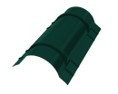 Конёк круглый R110x2000 мм, 6005 зеленый мох матовый