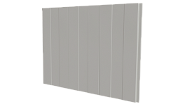 Лайн Про Изгиб 200/176x0,5 мм, 9002 светло-серый глянцевый