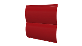 Блок хаус 383/355x0,4 мм, 3020 транспортный красный глянцевый