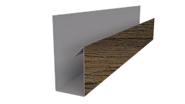 Планка П-образная 30x20x2000 мм, Дуб Сантана 3D