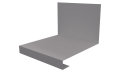 Планка примыкания нижняя к трубе фальц 140x200 мм, цинк