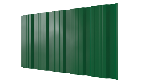Профнастил К20 1195/1130x0,45 мм, 6029 мятно-зеленый глянцевый
