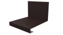 Планка примыкания нижняя к трубе фальц 140x200 мм, 8017 шоколадно-коричневый PUR Pruf