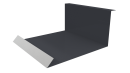 Планка примыкания нижняя 100x200x2000 мм, 7024 графитовый серый глянцевый