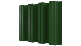 Профнастил Н75 800/750x0,7 мм, 6002 лиственно-зеленый глянцевый