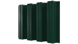 Профнастил Н75 800/750x0,7 мм, 6005 зеленый мох глянцевый