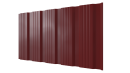 Профнастил К20 1195/1130x0,45 мм, 3011 коричнево-красный глянцевый