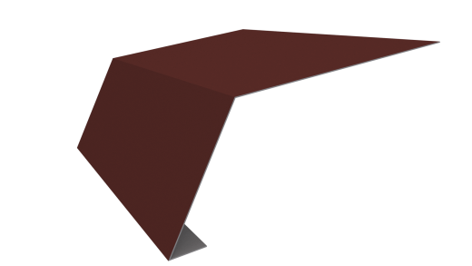 Планка карнизная 100x65x2000 мм, 3009 оксид красный глянцевый